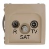 Simon Basic Gniazdo antenowe RD/TV/SAT końcowe beżowe BMZAR-SAT1.3/1.01/12