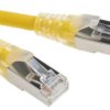 Kabel kategorii 6, Żółty, Wtyk RJ45/męski RJ45dł.: 5m, mat. koszulki: LSZH