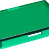 Cap, rectangular, (L x W x H) 22.4 x 16.4 x 3.2 mm, green, for pushbutton switch, 5.49.277.058/1503