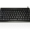 Klawiatura KYBAC595-USBBLK Kompaktowe przewodowa, kolor: Czarny, USB, QWERTY (francuski), Ceratech