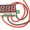 Woltomierz panelowy LED 5V-30V czerwony