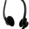 Słuchawki nauszne z mikrofonem USB A, 2.4m, Czarny