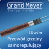 Kabel grzejny samoregulujący ekranowany GRAND MEYER PHC-16, 16W/m /120m rolka /