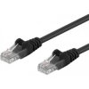 Kabel patchcord UTP CU kat.5e 1,5m czarny