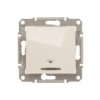 Sedna Przycisk /Światło/ Z Podświetleniem Kremowy Sdn1800123
