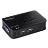 Przełącznik KVM TK-207K, 2-portowy USB 2 2, Trendnet SVGA, VGA