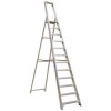 Sealey AXL12 Aluminium Step Ladder 12-Tread Industrial BS 2037/1