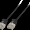 K8108SW.3 Cat.6a patch cable, U/UTP, ultraflex, 3m, black