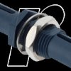 91042 Fiber Optic Plastic Connector, HFBR 4515Z, Simplex, for panel mo