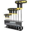 Brüder Mannesmann M18166 T-Handle Hex Key Set 9-Piece Durable Steel