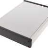 Aluminum enclosure, (L x W x H) 220 x 165 x 31 mm, natural, IP54, 1455R2202