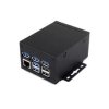 Waveshare PI5-CASE-D Obudowa metalowa przemysłowej klasy dla Raspberry Pi 5 Obsługuje oficjalny wentylator i HAT-y, możliwość mo