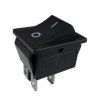 15A 250V DPST On-Off Rocker Switch RS201-6C3B, Black