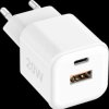 263842 USB charger, 20 W, 1x USB-C (PD), 1x USB-A, GaN, black