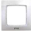 Karo Ramka Pojedyncza Do Łączników Ip44 Srebrny Perłowy Rh-1S/43