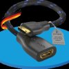 X-PHA021-0015 Adapter, HDMI-C-Stecker auf HDMI-A-Buchse, schwarz
