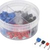 TRU COMPONENTS 739884 Zestaw podwójnych końcówek TE200SS, z częściową izolacją , 0.75 mm², 200 szt.