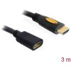 Delock 83081 HDMI Extension Cable High Speed with Ethernet 4K 3.00m Black