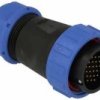 SPP2910-24WW Wtyk 24pin na kabel (13-16mm) okrągły, zakręcany, wodoodporny - gwint wewnętrzny (5A)