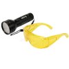 Latarka UV B-395nm 51 led + okulary Yato 08581