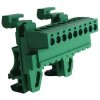 Camblock Plus CTBPD96HG/9FL 5mm DIN Rail Mount Horiz Male Flanged T/Block 9p