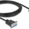 Delock Kabel szeregowy RS-232 D-Sub9 żeński do żeńskiego z wąską obudową złącza 3 m