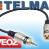 Adapter JACK 4polowy 4p wtyk 2.5mm - gniazdo 3.5mm