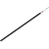 Coax RF cable, 93 Ω (93R), black, Staku solid wire, bright