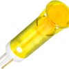 Signal light, 24 V (DC), yellow, 0.03 cd, Mounting Ø 6 mm, LED number: 1, QS61XXY24