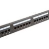 Panel Rj, Cat5e, 24 Portów, Rj45, Utp, 1U, Czarny