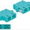 85997 Optical Fiber Coupler SC/SC Duplex 4 pieces light blue