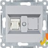 LUMINA Gniazdo komputerowe RJ45 kat.5e UTP srebrne WL2112 HAGER