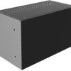 Aluminum enclosure, (L x W x H) 133 x 211 x 108 mm, black (RAL 9005), IP20, RM3U0804VBK