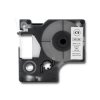 Qoltec Taśma do DYMO D1 43613 6mm x 7m Biała/Czarny nadruk