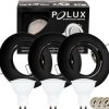 3x Oprawa ruchoma Goldlux okrągła czarna + żarówka LED GU10 3.5W