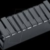 FK 240 SA 220 H Heat sink 38.1mm 16 K/W black anodised