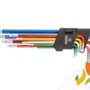 Klucze torx zestaw kluczy trzpieniowych 9 szt. kolorowe 35D969 TOPEX