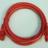 U/UTP 6e 1,5mb CZERWONY CCA PATCHCORD