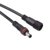 Pair Male + Female 2.1mm Waterproof Locking DC Lighting Connectors IP67