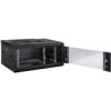 Szafa Wisząca Rack 19 6U 450Mm Drzwi Szklane Czarna Toten