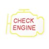 Neon Plexi Led Check Engine Żółto Czerwony Nne21 Neolia