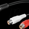 50600 3.5-mm stereo jack plug to 2x RCA socket, 0.2 m
