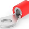 Insulated ring cable lug, 0.26-1.65 mm², AWG 22 to 16, 3.68 mm, M3.5, red, 8-36151-1