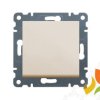 LUMINA Wyłącznik schodowy kremowy WL0021 HAGER
