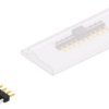 Pin header, 10 pole, pitch 2.54 mm, straight, black, SL12SMD03510SBSM