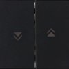 490359008 HK07 - surface double rocker with arrow symbol, black matt