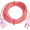 Kabel termopary/przewód przedłużający N dł. 10m 7/0,2mm -10 → +105 °C PVC 2-żyłowy Nieekranowany