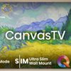 Hisense 55S7NQ Frame Telewizor LCD 139 cm 55 cal EEK F (A - G) DVB-T2, DVB-C, DVB-S2, UHD, Smart TV, WLAN czarny