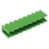 9-Way 5.08mm Vertical PCB Header Open Ends Green 15A 300V