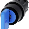 Siemens 3SU10004GN010AA0 3SU1000-4GN01-0AA0 Przełącznik kluczykowy 2 x 45 ° IP66, IP67, IP69/IP69K 1 szt.